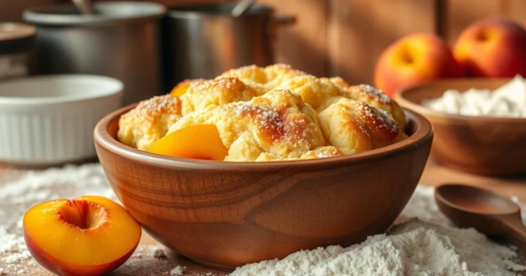 peach cobbler with cake mix