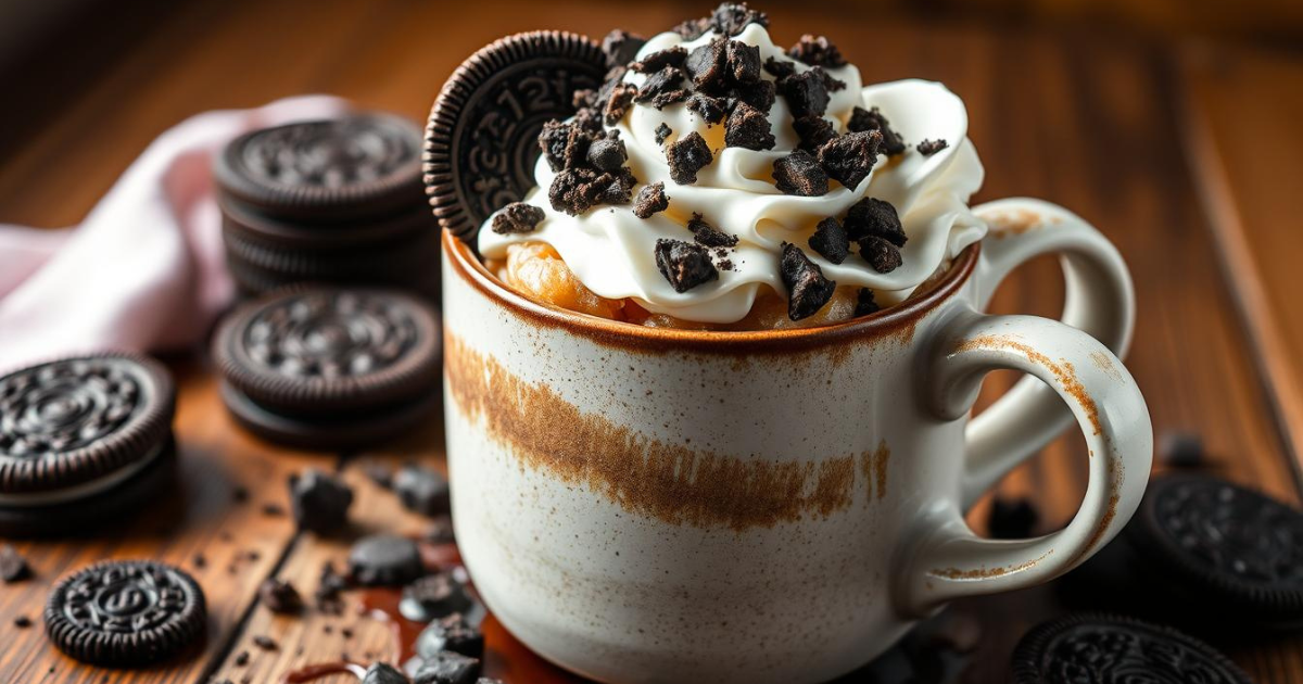 oreo mug cake